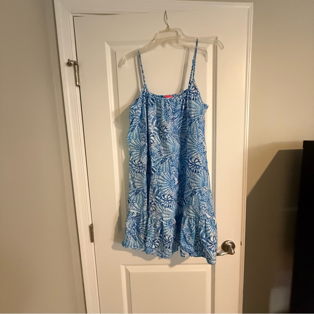 EUC Linen Lilly Pulitzer Dress size Large